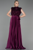 Abendkleid Lang Pflaume ABU3326