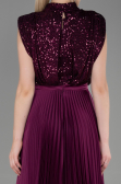 Abendkleid Lang Pflaume ABU3326