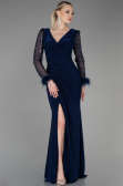 Abendkleid Lang Marineblau ABU3008