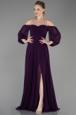 Violette Abschlusskleid Lang Chiffon ABU2457