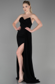 Abschlusskleid Lang Schwarz ABU3344