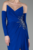Abendkleid Lang Sächsischblau ABU3351