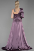 Abendkleid Satin Lang Lavendel ABU1715