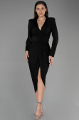Partykleid Midi Schwarz ABK1861