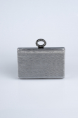 Abendtasche Laserschnitt Platin SH830