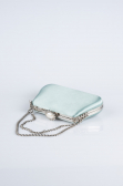 Abendtasche Satin Türkis SH834