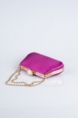 Abendtasche Satin Fuchsie SH834