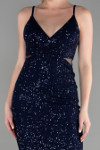 Abendkleid Kurz Marineblau ABK1541