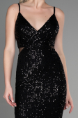 Abendkleid Kurz Schwarz ABK1541