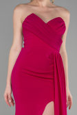 Abschlusskleid Lang Fuchsie ABU3344