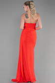Abschlusskleid Lang Koralle ABU3344