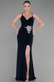 Abendkleid Lang Marineblau ABU3363