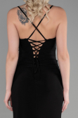 Abendkleid Lang Schwarz ABU3363