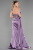 Lavendel Abendkleid Satin Lang ABU3376