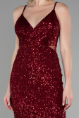 Abendkleid Kurz Weinrot ABK1541