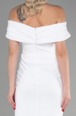 Partykleid Midi Weiß ABK1902