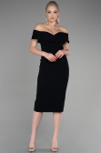 Partykleid Midi Schwarz ABK1902