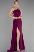 Pflaume Abendkleid Lang ABU2964