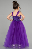Abendkleid für Kinder Lang Violette ABU3031