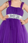 Abendkleid für Kinder Lang Violette ABU3031
