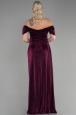 Pflaume Abendkleid Lang ABU2657