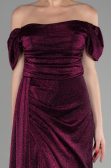 Pflaume Abendkleid Lang ABU2657