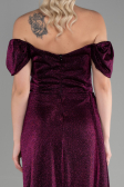 Pflaume Abendkleid Lang ABU2657