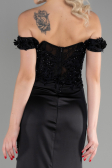 Abendkleid Lang Schwarz ABU3384
