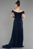 Abschlusskleid Lang Marineblau ABU3472