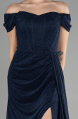 Abschlusskleid Lang Marineblau ABU3472