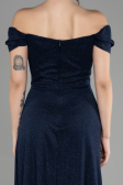 Abschlusskleid Lang Marineblau ABU3472
