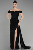 Abschlusskleid Lang Schwarz ABU3472