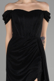 Abschlusskleid Lang Schwarz ABU3472