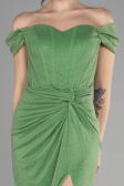 Abschlusskleid Lang Pistaziengrün ABU3473