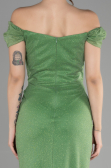 Abschlusskleid Lang Pistaziengrün ABU3473