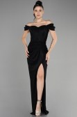 Abschlusskleid Lang Schwarz ABU3473