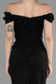 Abschlusskleid Lang Schwarz ABU3473