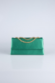 Abendtasche Satin Grün SH818