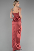 Abendkleid Lang Satin Zimtfarben ABU3390