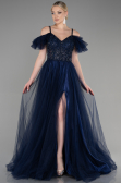 Abendkleid Lang Marineblau ABU3500