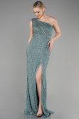 Designer Abendkleid Lang Minzgrün ABU3503
