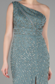 Designer Abendkleid Lang Minzgrün ABU3503