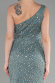 Designer Abendkleid Lang Minzgrün ABU3503