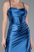 Abschlusskleid Lang Indigo ABU3247