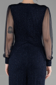 Abendkleid Marineblau ABT012