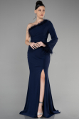 Abendkleid Lang Marineblau ABU3516