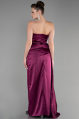 Abschlusskleid Lang Pflaume ABU3532