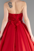 Designer Abendkleid Lang Rot ABU3596