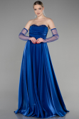 Abendkleid Lang Sächsischblau ABU3604