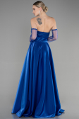 Abendkleid Lang Sächsischblau ABU3604